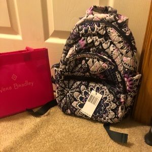 Vera Bradley Mimosa Medallion Compact Backpack NWT
